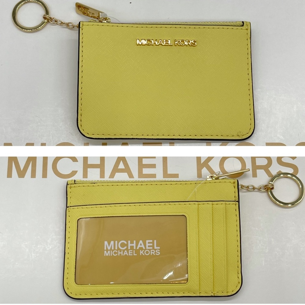Michael Kors Small Top Zip Coinpouch Wallet